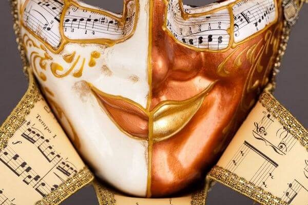 Jolly René Punte aus Pappmaché - Musik - Venezianische Maske Made in Venice - 2