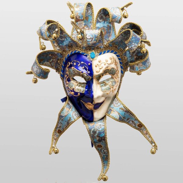 Jolly René Punte aus Pappmaché - Tierkreiszeichen - Venezianische Maske Made in Venice
