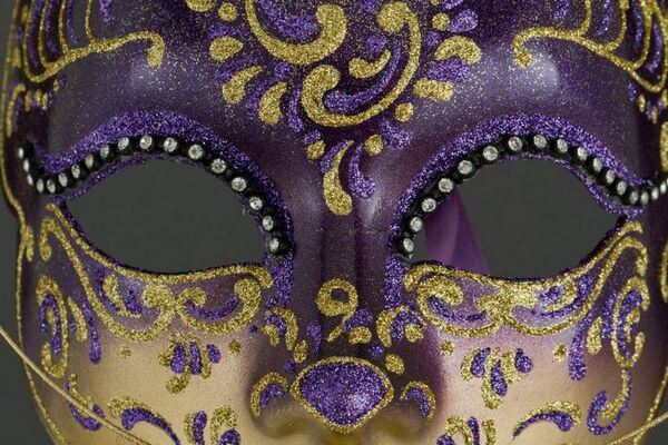 Lady Of Luck Masquerade Masks, Venetian Masks, Metal Masquerade