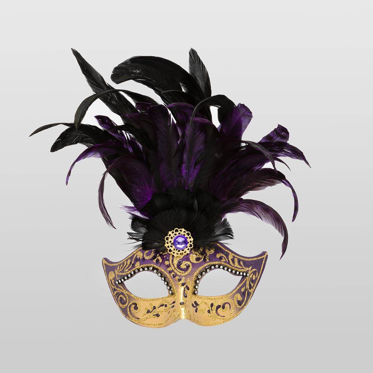 Venetian Mask, Decorative Mask, Non-wearable, Face Feathers of Different  Colors, -  Canada